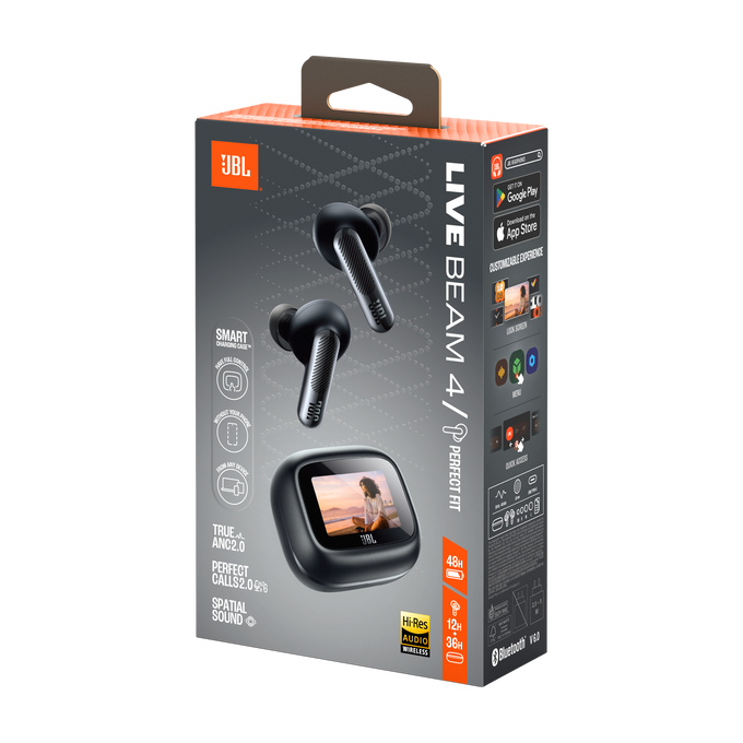 JBL Live Beam 4 - Black - True wireless Noise Cancelling earbuds - Detailshot 15 image number null