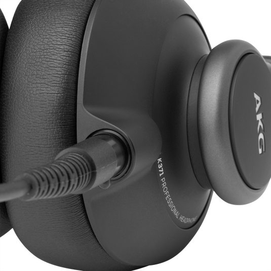K371 - Black - Over-ear, closed-back, foldable studio headphones - Detailshot 5 image number null