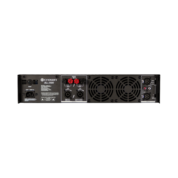 XLi 3500 - Grey - Two-channel, 1350W @ 4Ω power amplifier - Back image number null