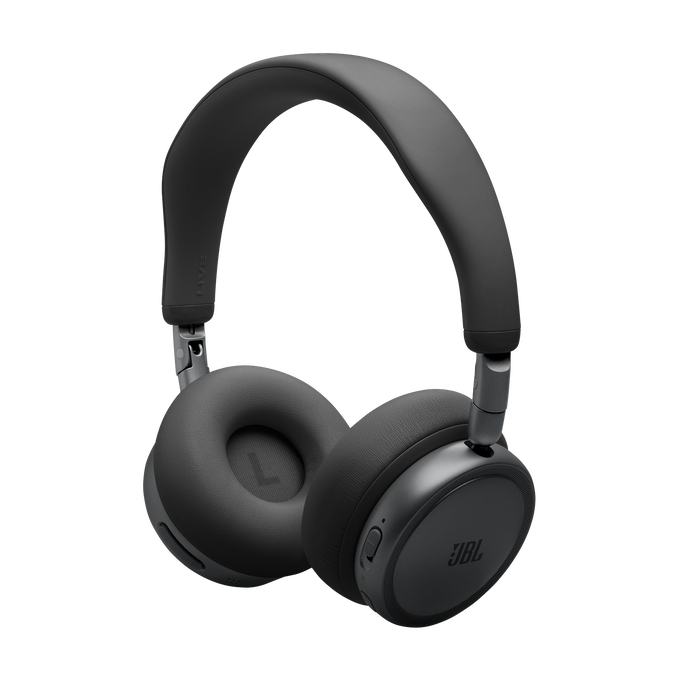 JBL Live 680NC - Black - Wireless on-ear Noise Cancelling headphones - Bottom image number null