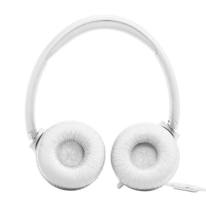 JBL Tune 530 Wired - White - Wired on-ear headphones - Left image number null