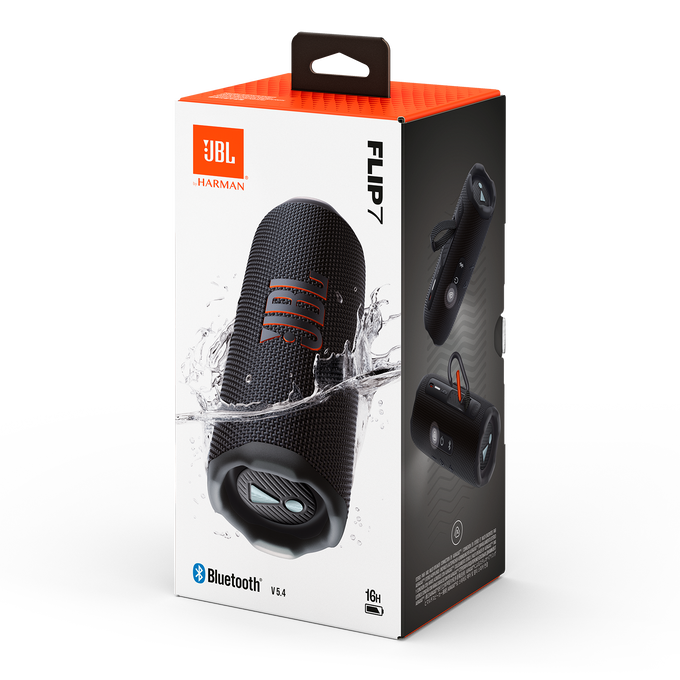 JBL Flip 7 - Black CSTM - Portable waterproof and drop-proof  speaker - Detailshot 9 image number null