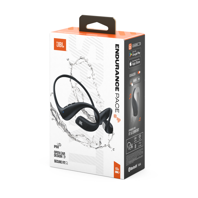 JBL Endurance Pace - Black / Gray - Open-Ear Sport Headphones - Detailshot 15 image number null