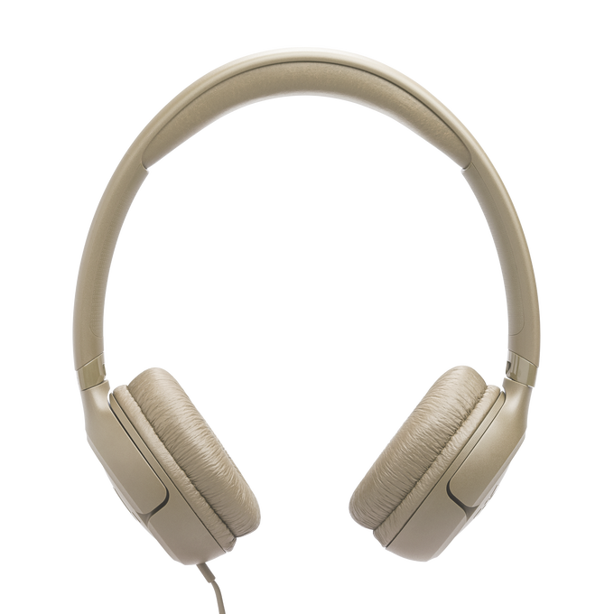 JBL Tune 530C - Beige - Wired on-ear headphones - Front image number null