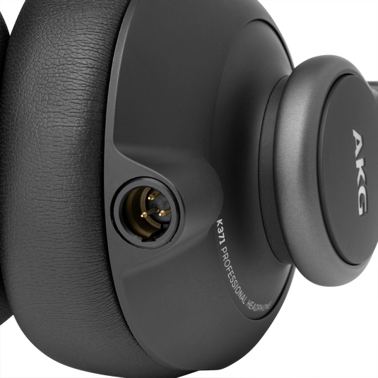 K371 - Black - Over-ear, closed-back, foldable studio headphones - Detailshot 4 image number null
