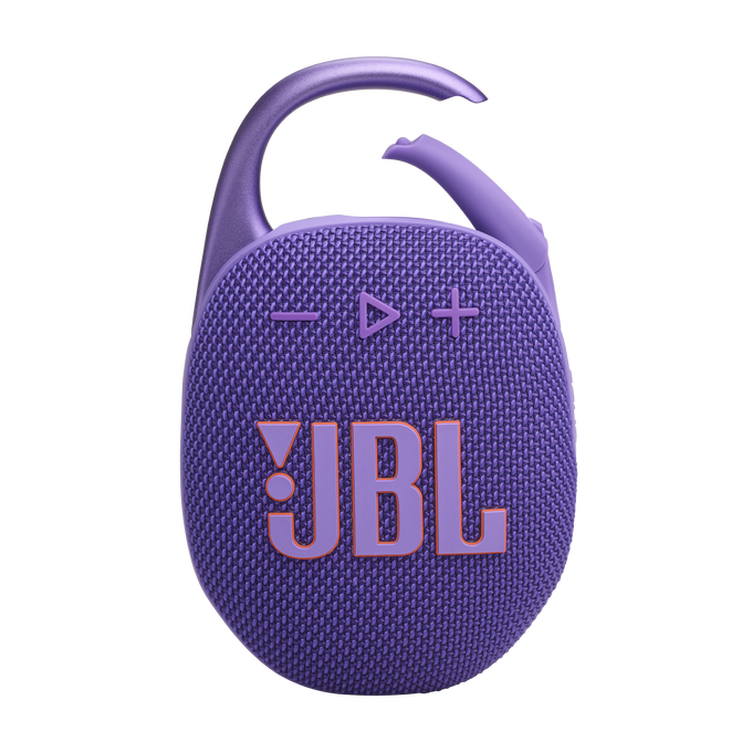 JBL Clip 5 - Purple - Ultra-portable waterproof speaker - Front image number null