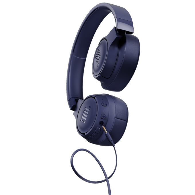 JBL Tune 750BTNC - Blue - Wireless Over-Ear ANC Headphones - Detailshot 7 image number null