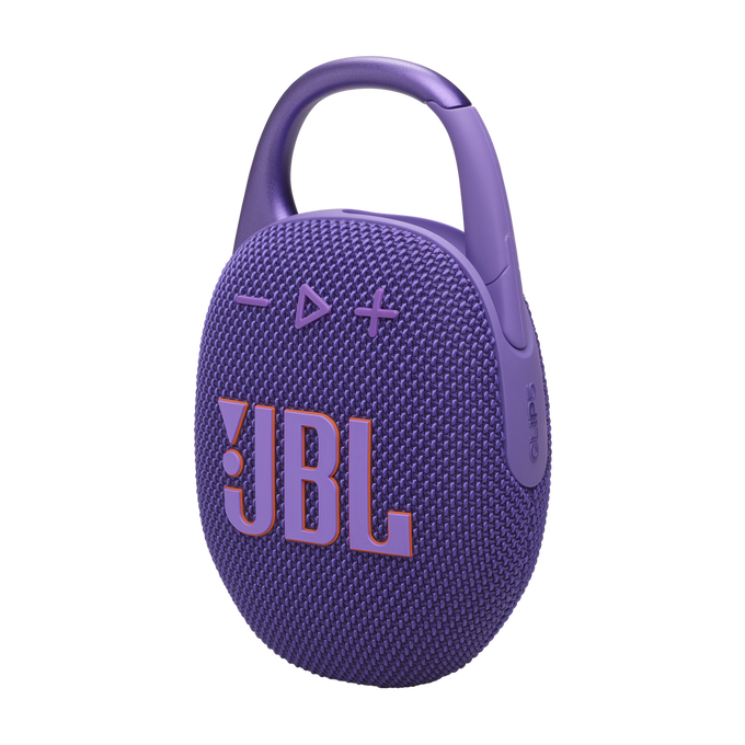 JBL Clip 5 - Purple - Ultra-portable waterproof speaker - Detailshot 1 image number null