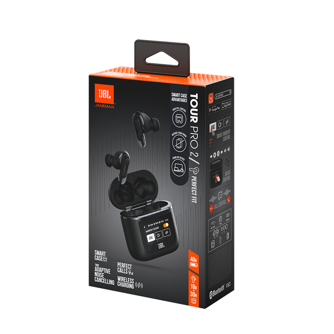 JBL Tour Pro 2 - Black - True wireless Noise Cancelling earbuds - Detailshot 10 image number null
