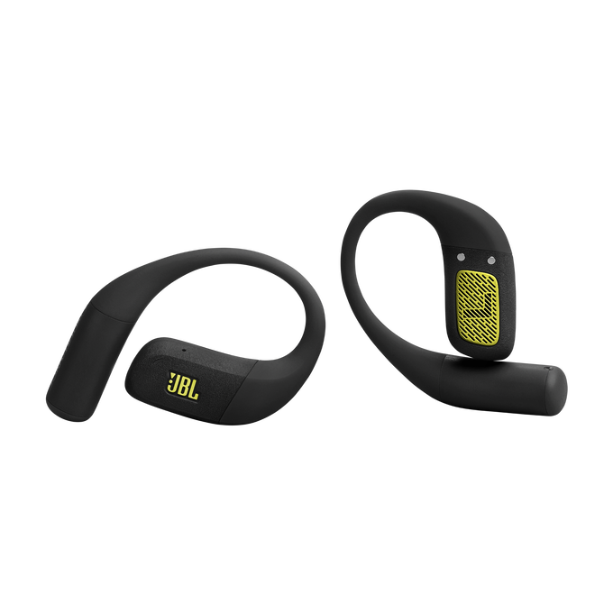 JBL Endurance Zone - Black / Lime - True Wireless open-ear sport headphones - Front image number null