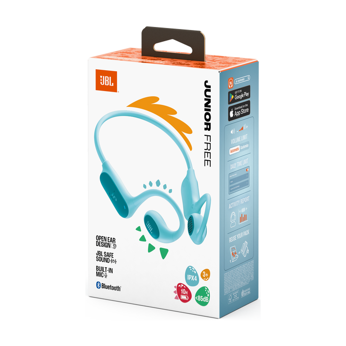 JBL Junior Free - Teal - Wireless open-ear kids headphone - Detailshot 15 image number null