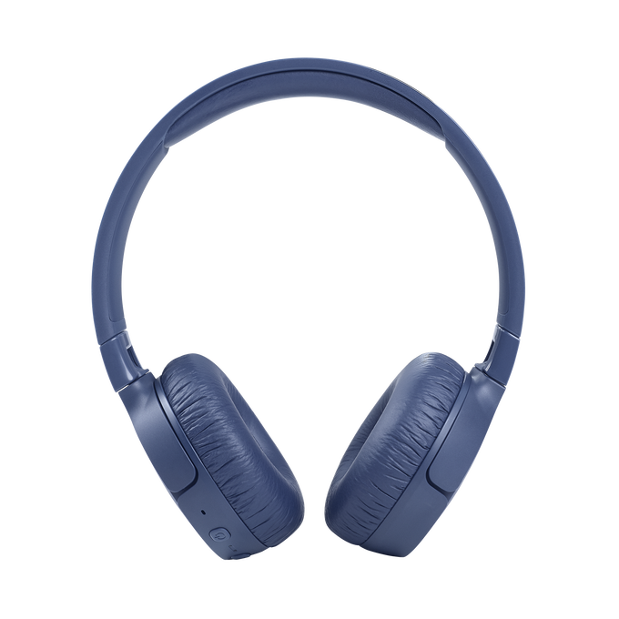 JBL Tune 660NC - Blue - Wireless, on-ear, active noise-cancelling headphones. - Front image number null