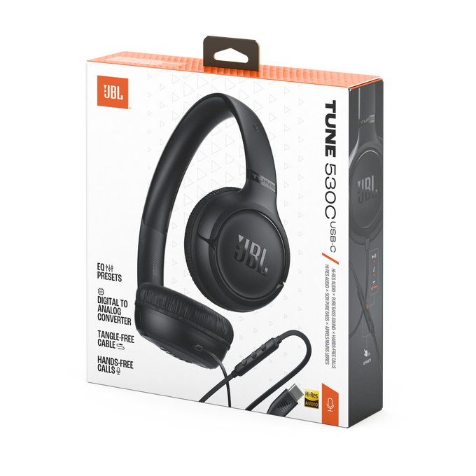 JBL Tune 530C - Black - Wired on-ear headphones - Detailshot 15 image number null