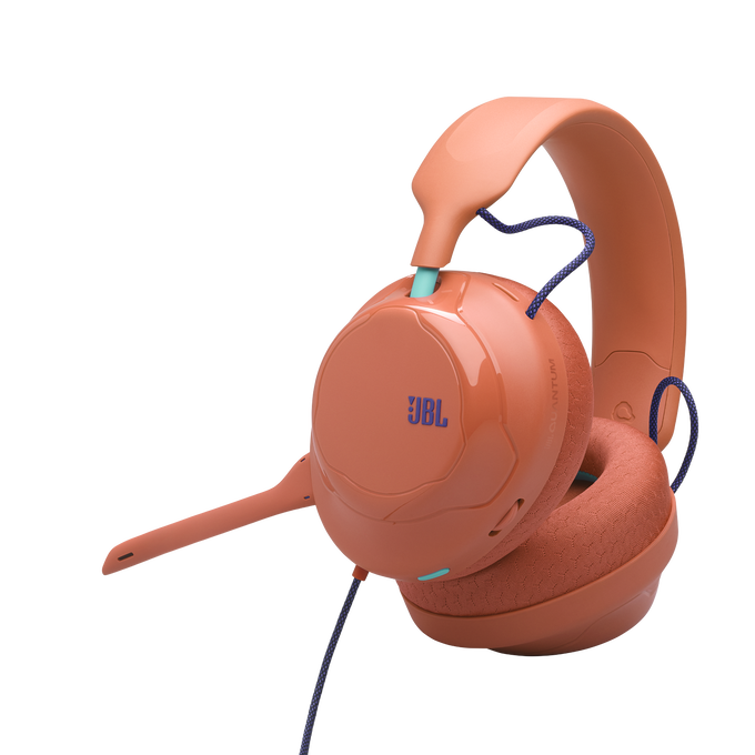 JBL Quantum 120 - Coral - Wired multiplatform gaming headset - Hero image number null