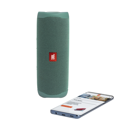 JBL Flip 5 Eco edition - Forest Green - Portable Speaker - Eco edition - Detailshot 1 image number null