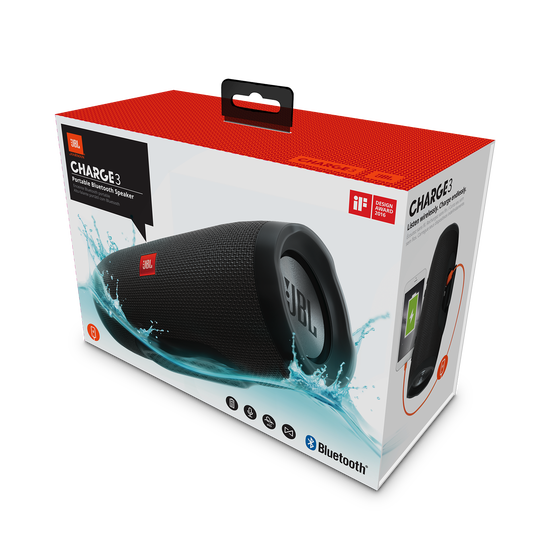 JBL Charge 3 Waterproof Portable Bluetooth Speaker