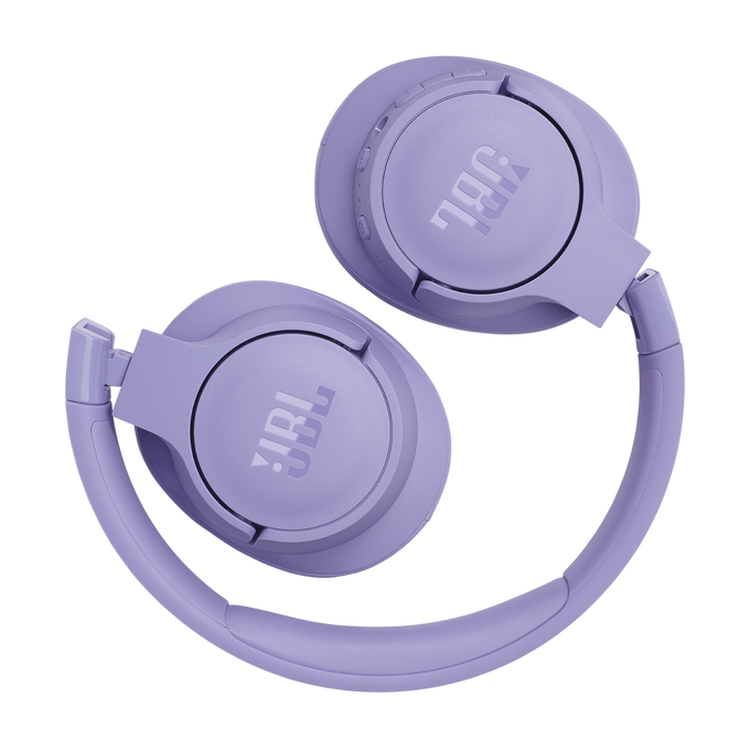 JBL Tune 770NC - Purple - Adaptive Noise Cancelling Wireless Over-Ear Headphones - Detailshot 4 image number null