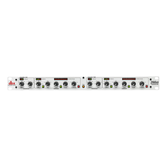 266xs - White - Adding a dbx® 266xs Compressor/Limiter/Gate to your live sound rig or studio gives you more dynamic control to help create a more polished, professional sound. - Hero image number null