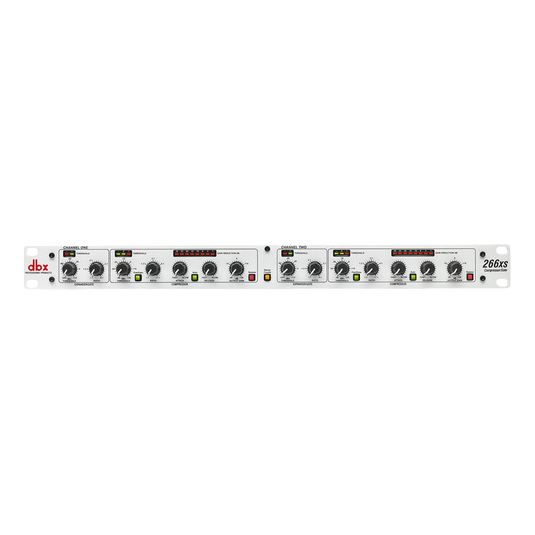 266xs - White - Adding a dbx® 266xs Compressor/Limiter/Gate to your live sound rig or studio gives you more dynamic control to help create a more polished, professional sound. - Hero image number null
