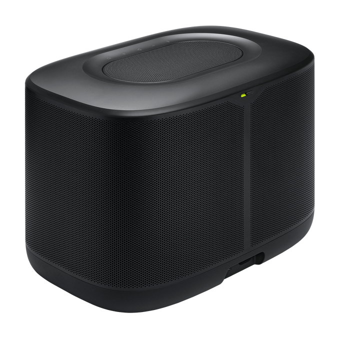 JBL Cove X1 - Black - 3D Room-Filling Wi-Fi home speaker - Back image number null