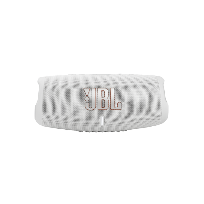 JBL Charge 5 - White CSTM - Portable Waterproof Speaker with Powerbank - Front image number null