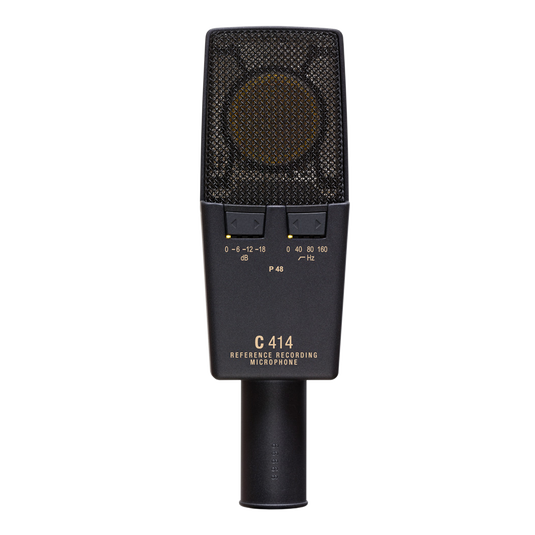 C414 XLII - Black - Reference multipattern condenser microphone - Back image number null