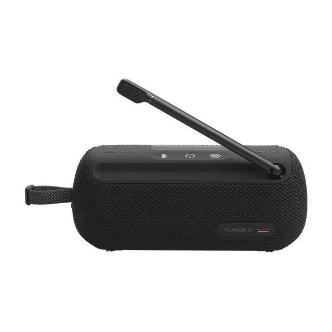 JBL Tuner 3 - Black - Portable DAB/DAB+/FM radio with Bluetooth - Back image number null