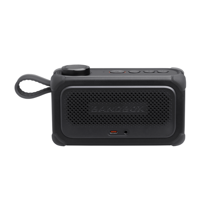 JBL BandBox Solo - Black - Compact AI-powered practice amp and speaker - Back image number null