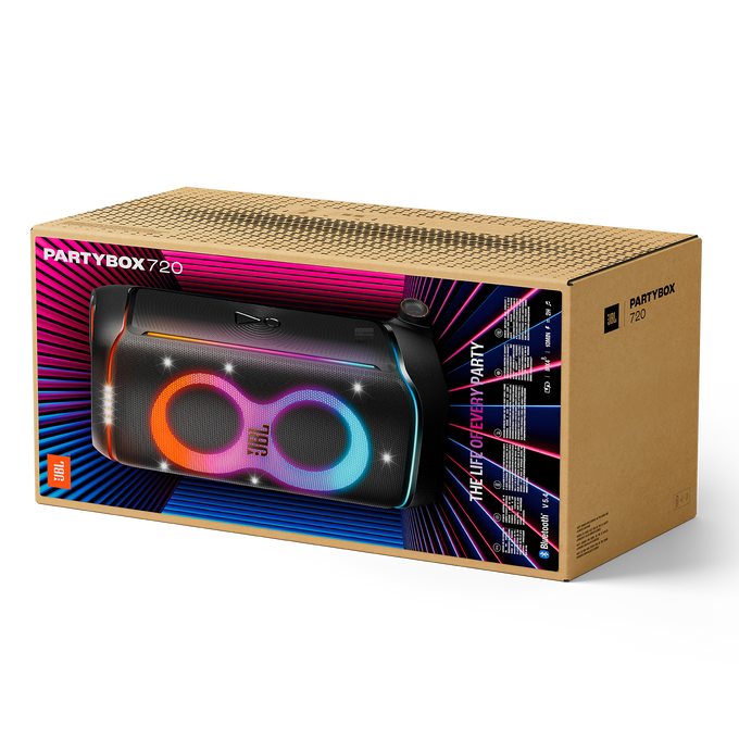 JBL PartyBox 720 (No Battery) - Black - Party speaker with superior JBL Pro Sound and futuristic lightshow - Detailshot 5 image number null