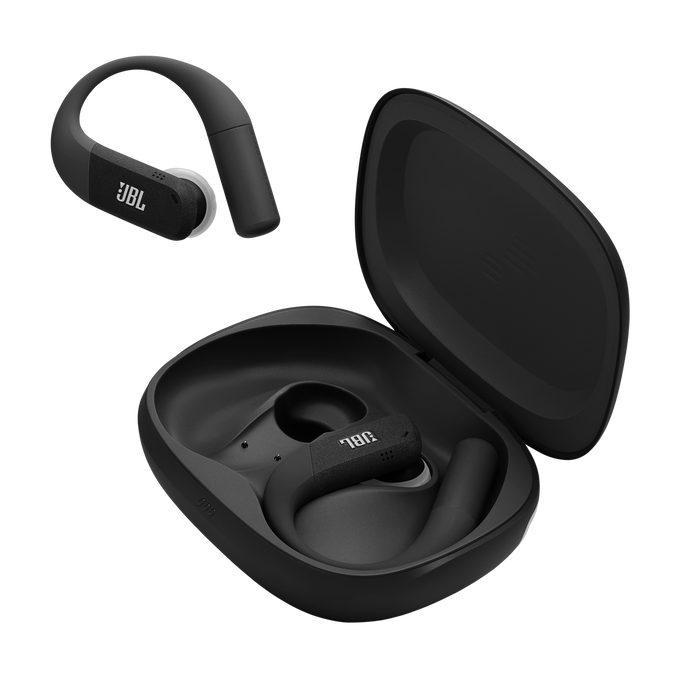 JBL Endurance Peak 4 - Black / Grey - True Wireless Noise Cancelling Sport Earbuds - Detailshot 8 image number null