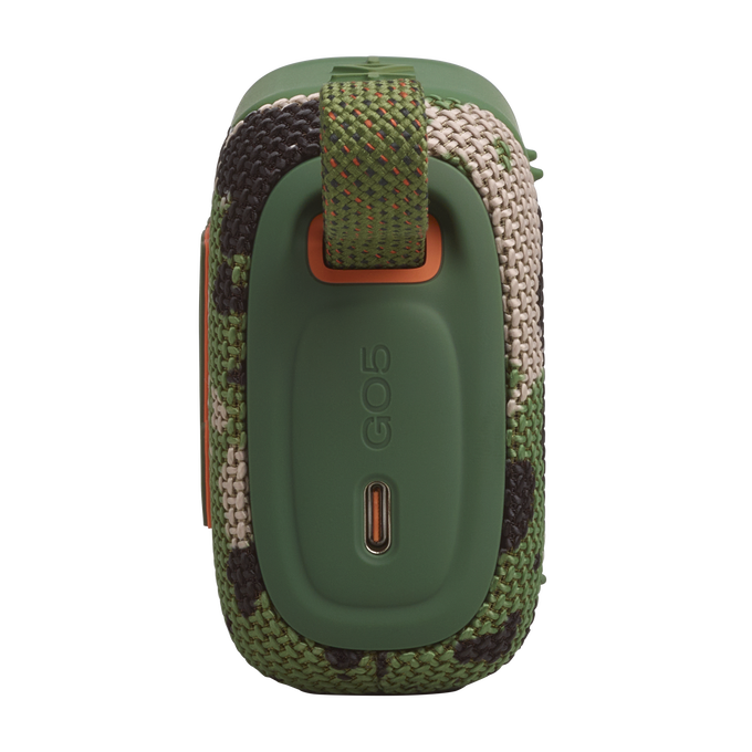 JBL Go 5 - Squad - Ultra-portable waterproof and drop-proof speaker with JBL legendary sound and ambient edge lighting - Left image number null