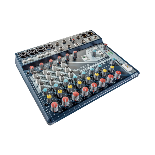 Notepad-12FX - Dark Blue - Small-format analog mixing console with USB I/O and Lexicon effects - Detailshot 2 image number null