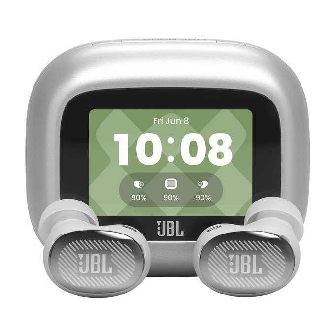 JBL Live Buds 4 - Silver - True wireless Noise Cancelling earbuds - Hero image number null