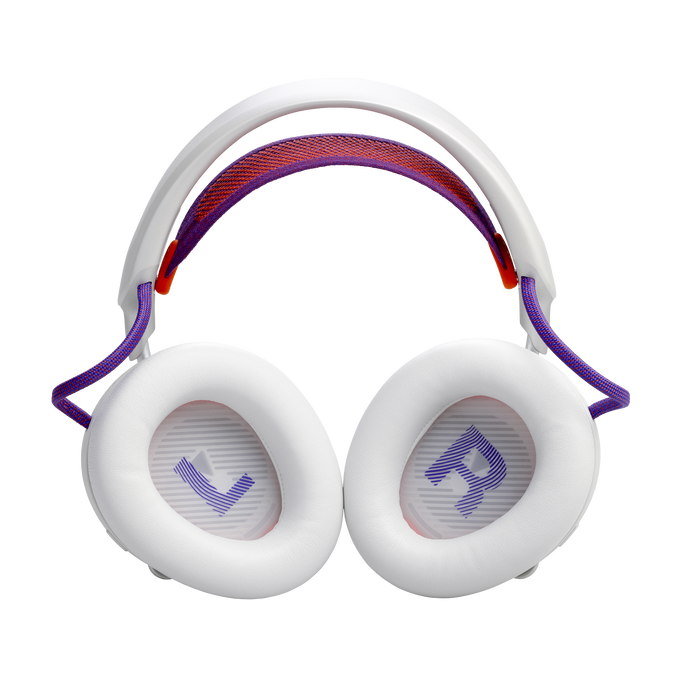 JBL Quantum 950 - White - Wireless multiplatform gaming headset with adaptive Noise Cancelling - Bottom image number null