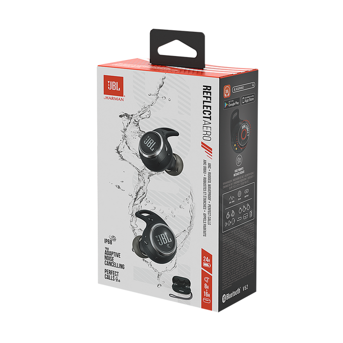 JBL Reflect Aero TWS - Black - True wireless Noise Cancelling active earbuds - Detailshot 10 image number null