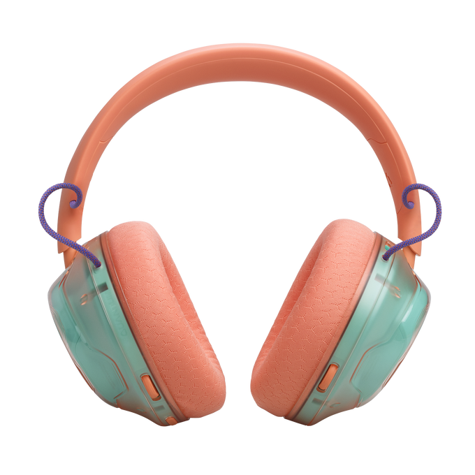 JBL Quantum 520 - Coral - Wireless multiplatform gaming headset - Detailshot 1 image number null