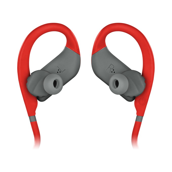 JBL Endurance DIVE - Red - Waterproof Wireless In-Ear Sport Headphones with MP3 Player - Detailshot 1 image number null
