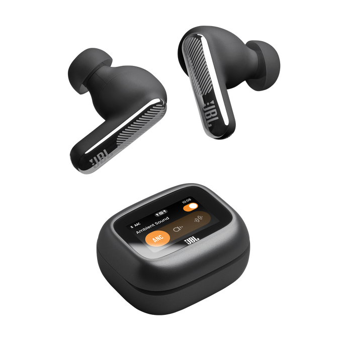JBL Live Beam 4 - Black - True wireless Noise Cancelling earbuds - Top image number null