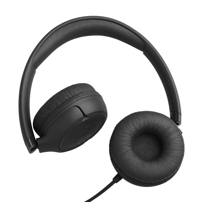 JBL Tune 530C - Black - Wired on-ear headphones - Bottom image number null