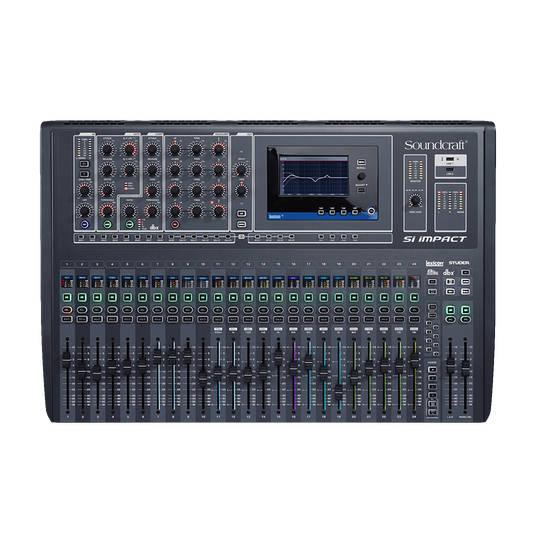 SI Impact - Black - 40-input Digital Mixing Console and 32-in/32-out USB Interface and iPad Control - Detailshot 2 image number null