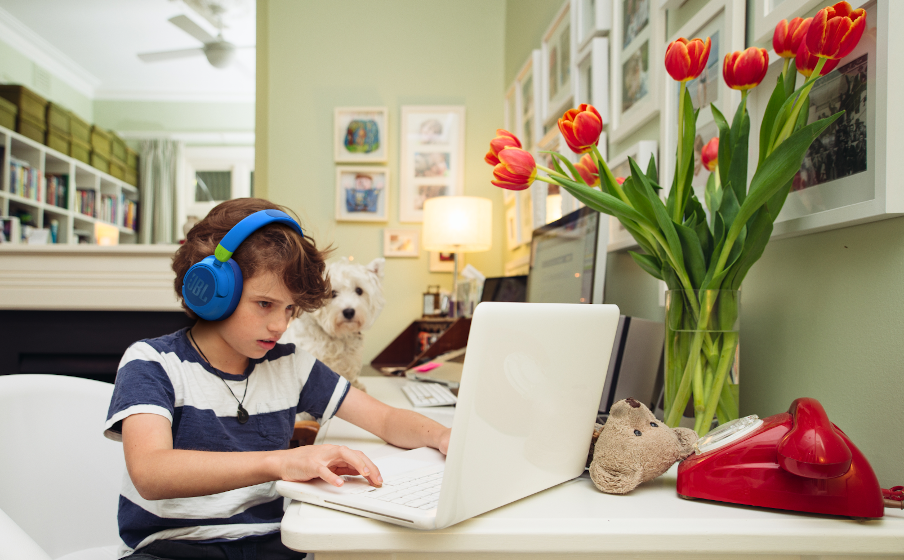 JBL Casque audio sans fil pour enfants JR 460NC Blanc (JBLJR460NCWHT)