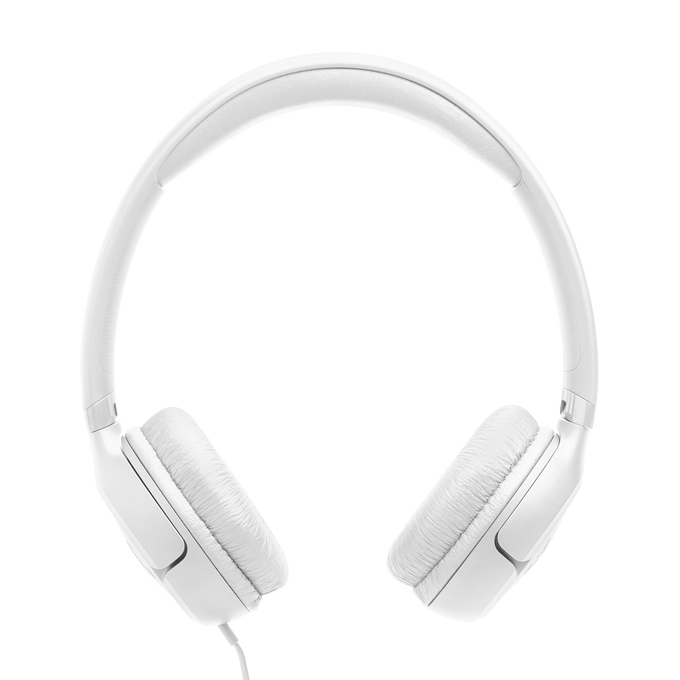 JBL Tune 530C - White - Wired on-ear headphones - Front image number null