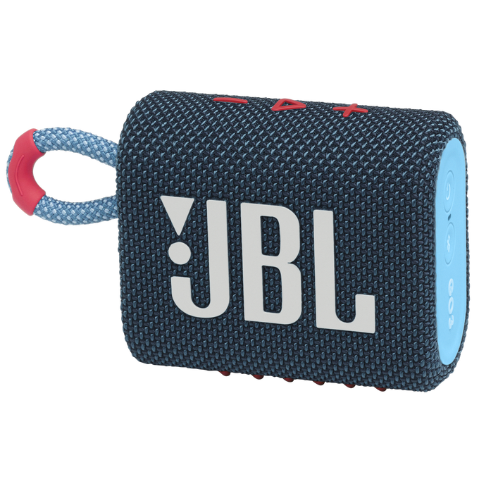JBL Go 3 - Blue / Pink - Portable Waterproof Speaker - Hero image number null