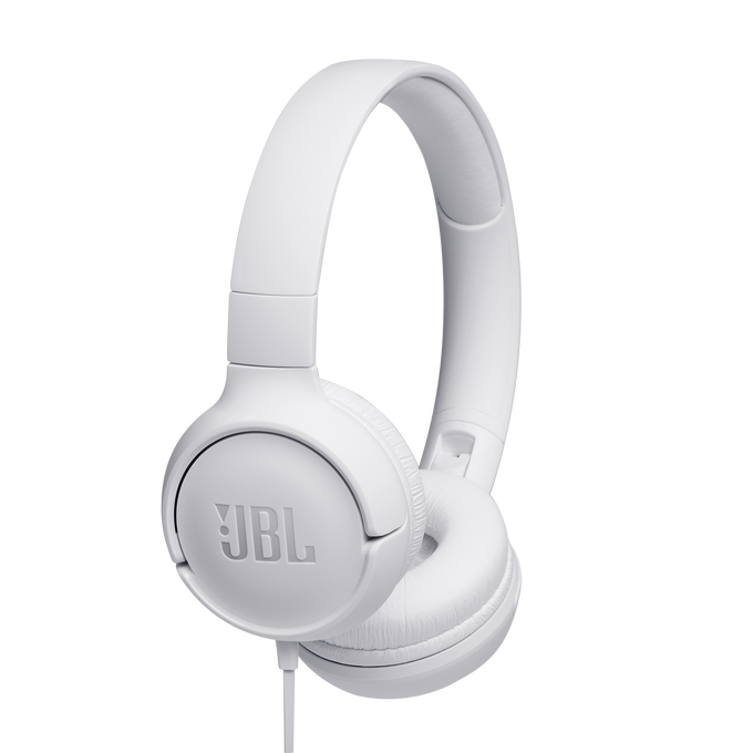 JBL Tune 500 - White - Wired on-ear headphones - Hero image number null
