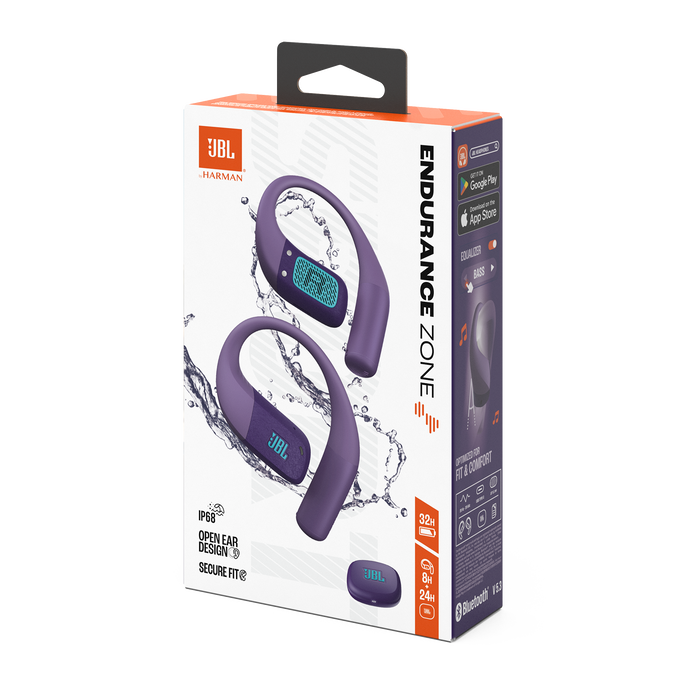 JBL Endurance Zone - Purple - True Wireless open-ear sport headphones - Detailshot 15 image number null