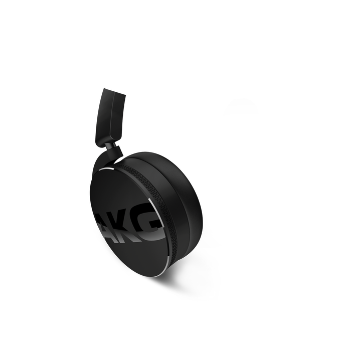 Y50 - Black - On-ear headphones with AKG-quality sound, smart styling, snug fit and detachable cable with in-line remote/mic - Detailshot 1 image number null