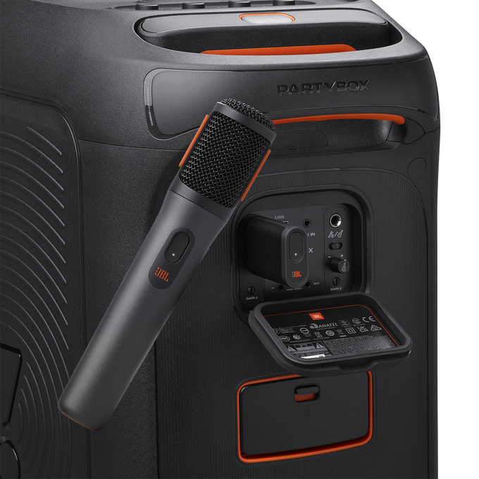 JBL PartyBox Wireless Mic - Black - Digital wireless microphones - Detailshot 4 image number null