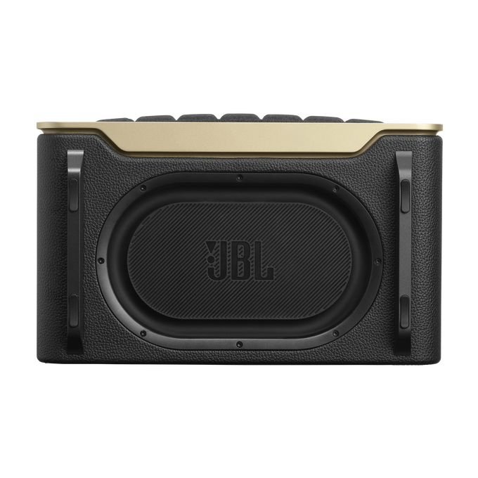 JBL Authentics 200 - Black - Smart home speaker with Wi-Fi, Bluetooth and Voice Assistants with retro design - Bottom image number null