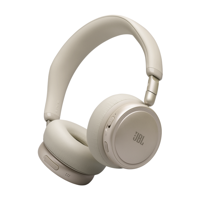 JBL Live 680NC - Sand - Wireless on-ear Noise Cancelling headphones - Hero image number null