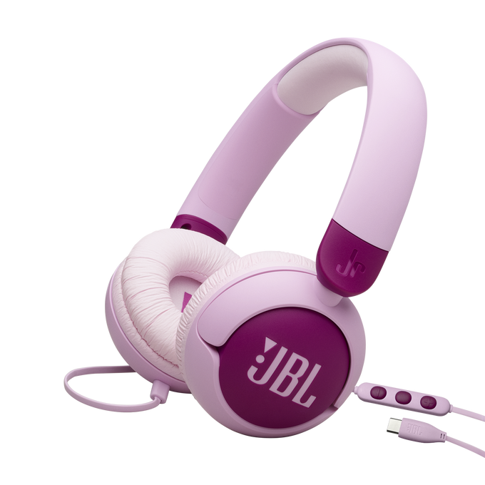JBL Junior 320C - Purple - Wired on-ear kids headphones - Hero image number null